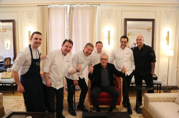 Robert de Niro con los mejores chefs del mundo